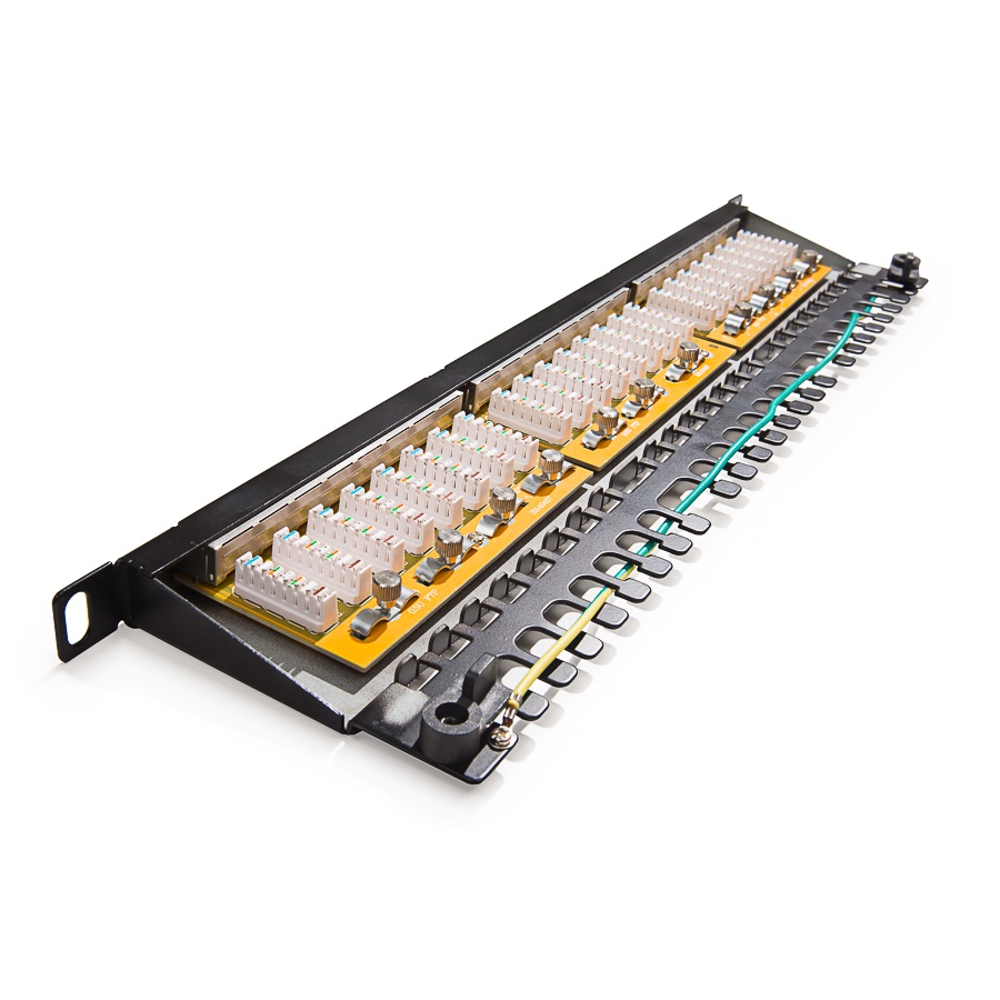 Patch panel KOMPAKT HD, Category 5E, 24xRJ45/s, 0,5U